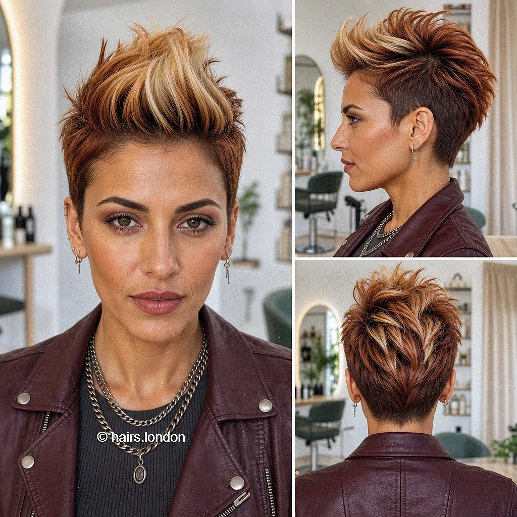 Copper Quiff Pixie