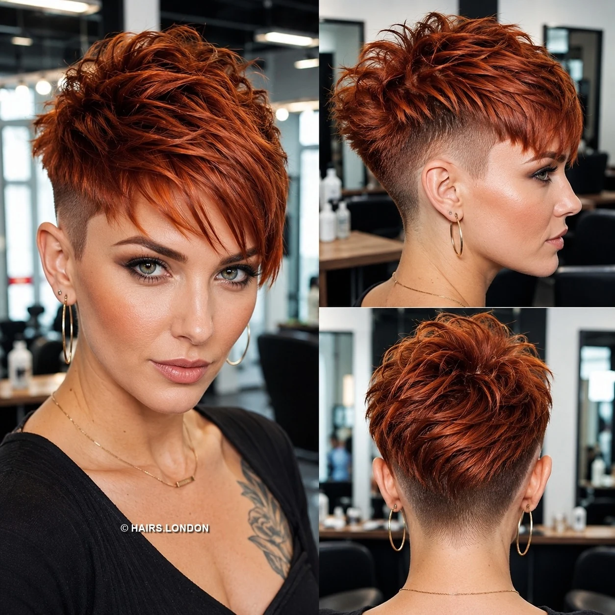 Copper Tousled Pixie