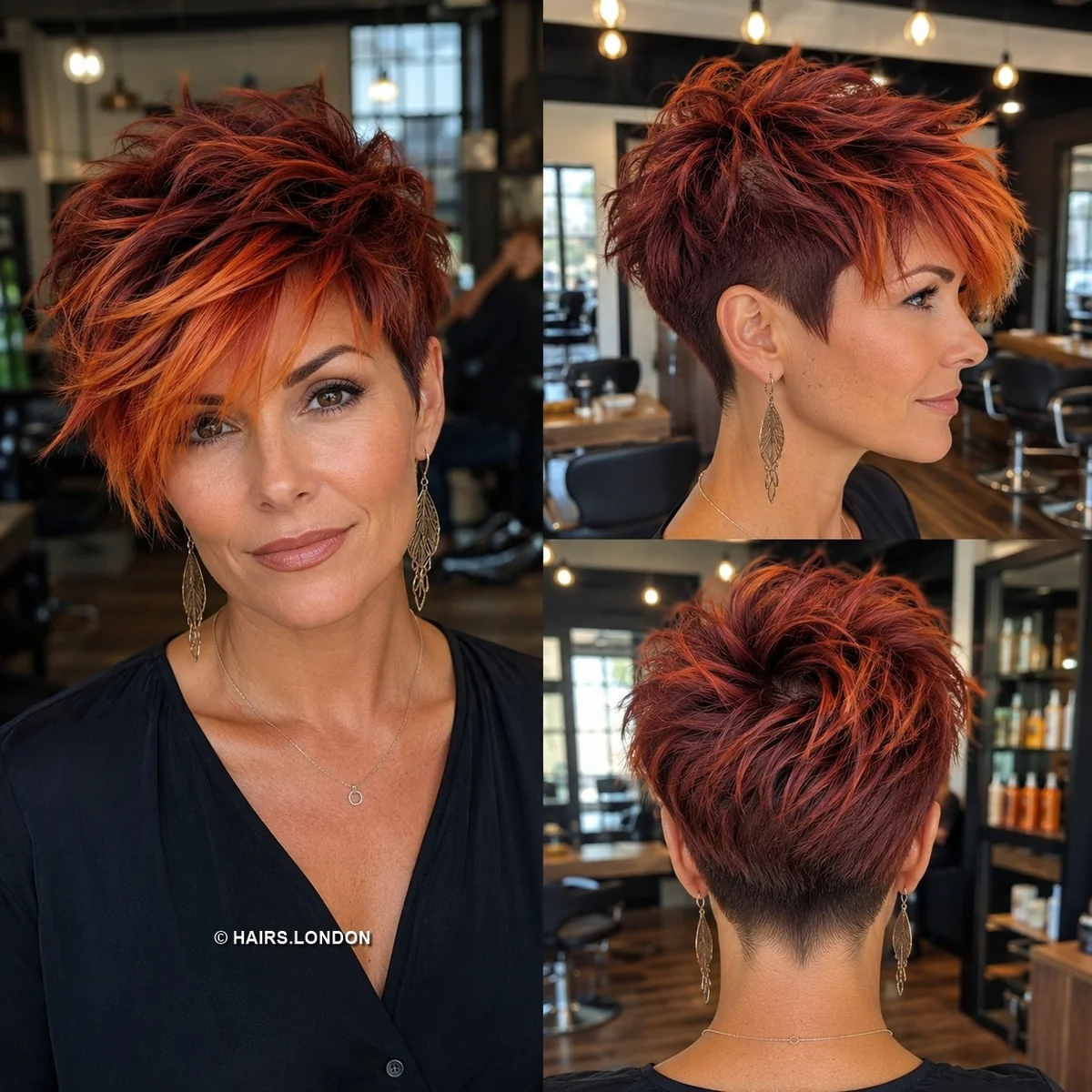 Copper Tousled Pixie