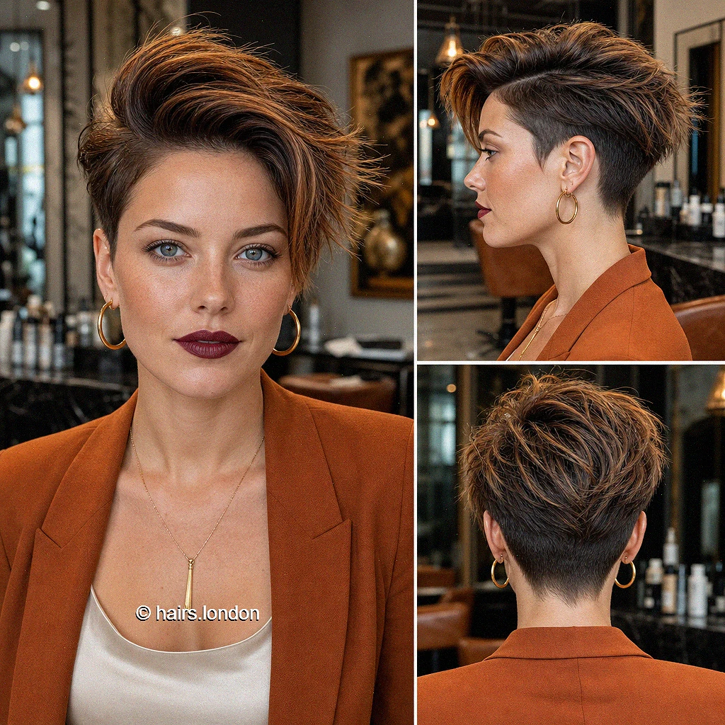 Copper Voluminous Pixie