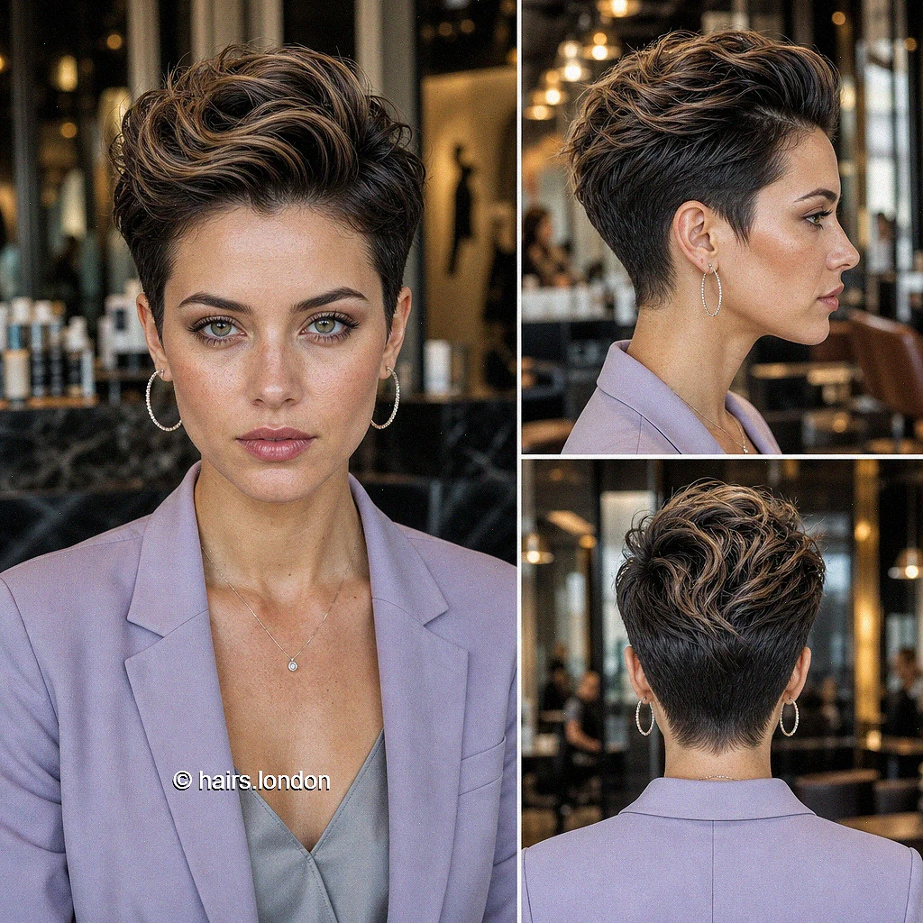 20 Bold Pixie Haircuts with Spiky Texture, Rich Color and Volume Crimson Burgundy Pixie