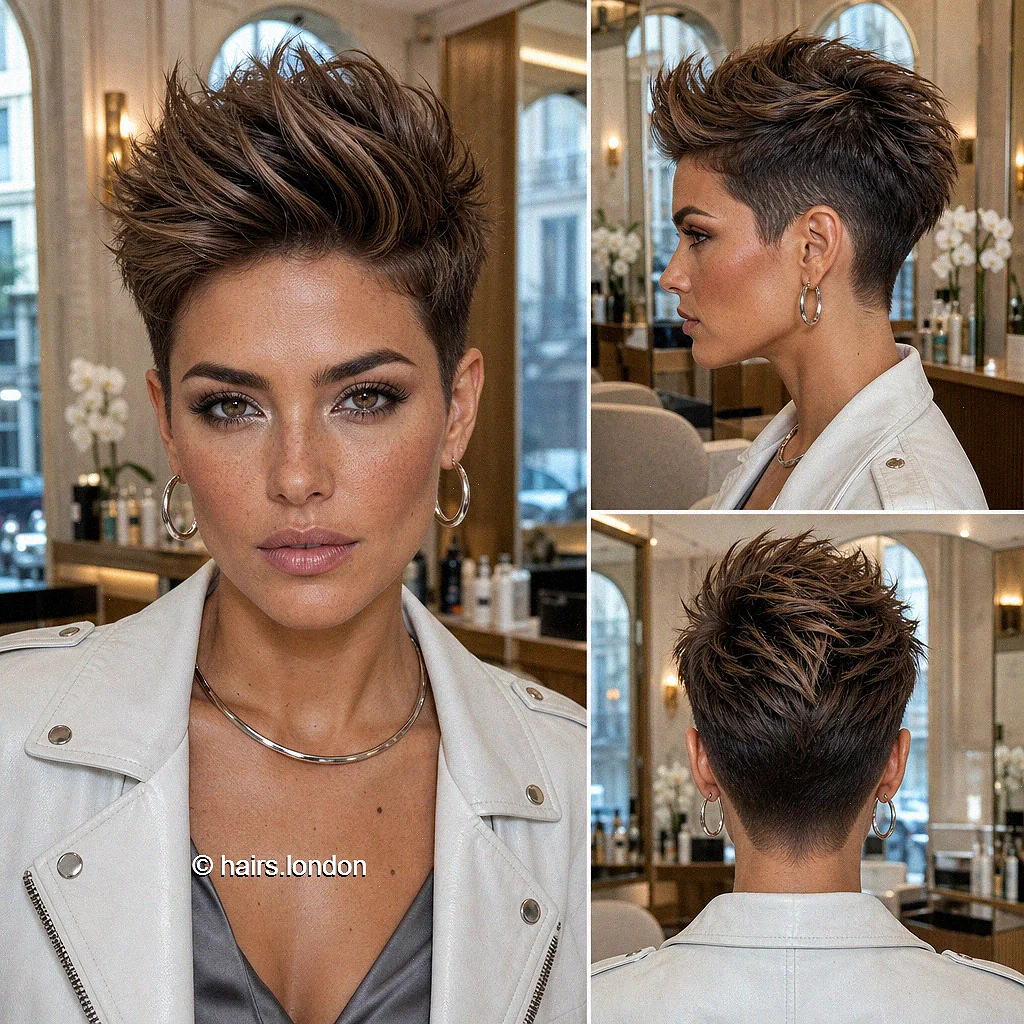 Espresso Quiff Pixie