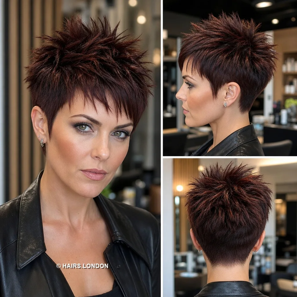 Espresso Spiky Pixie