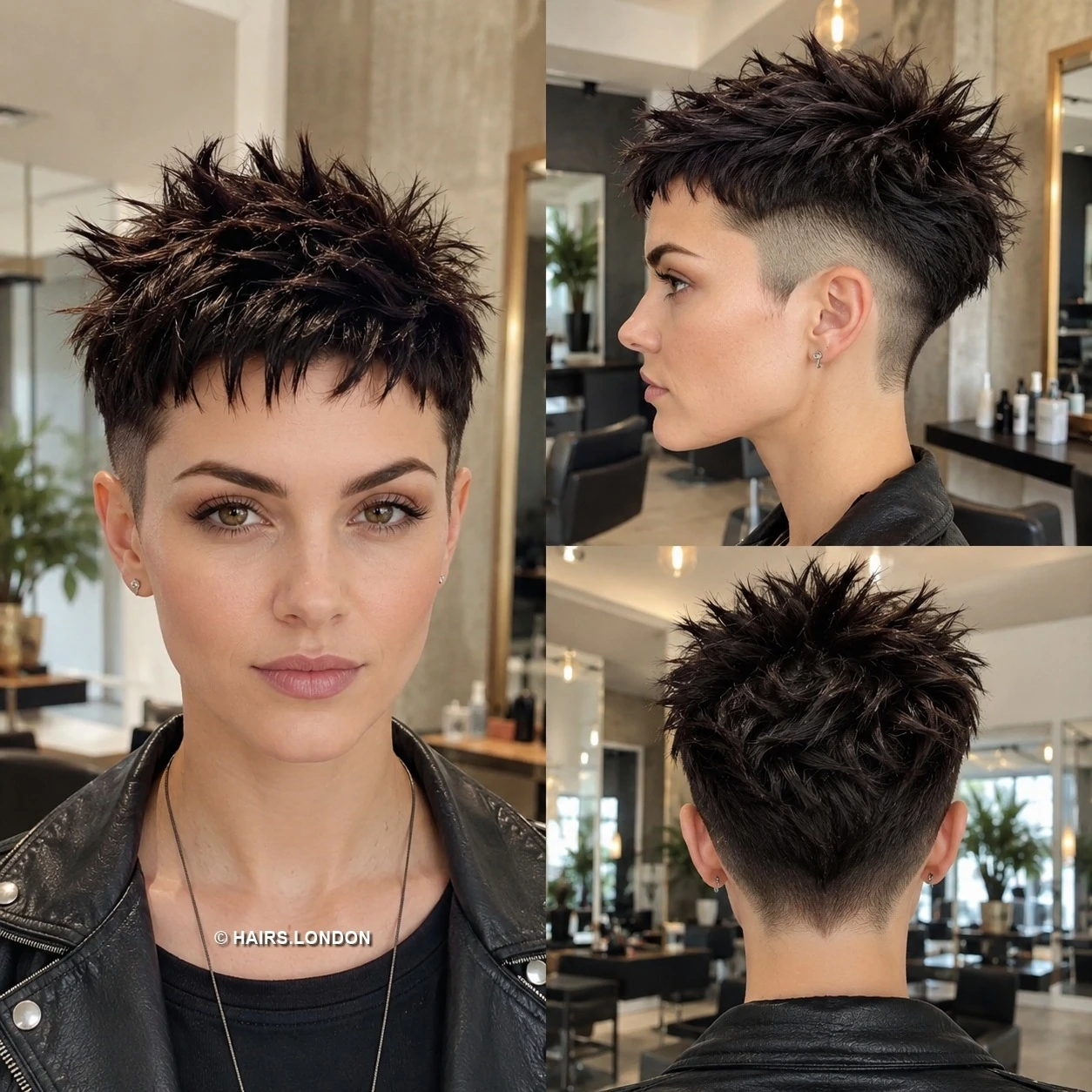 Espresso Spiky Pixie