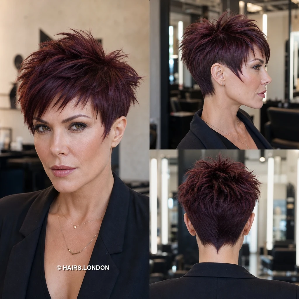 20 Textured Pixie Haircuts with Bold Color and Modern Shape Espresso Textured Pixie