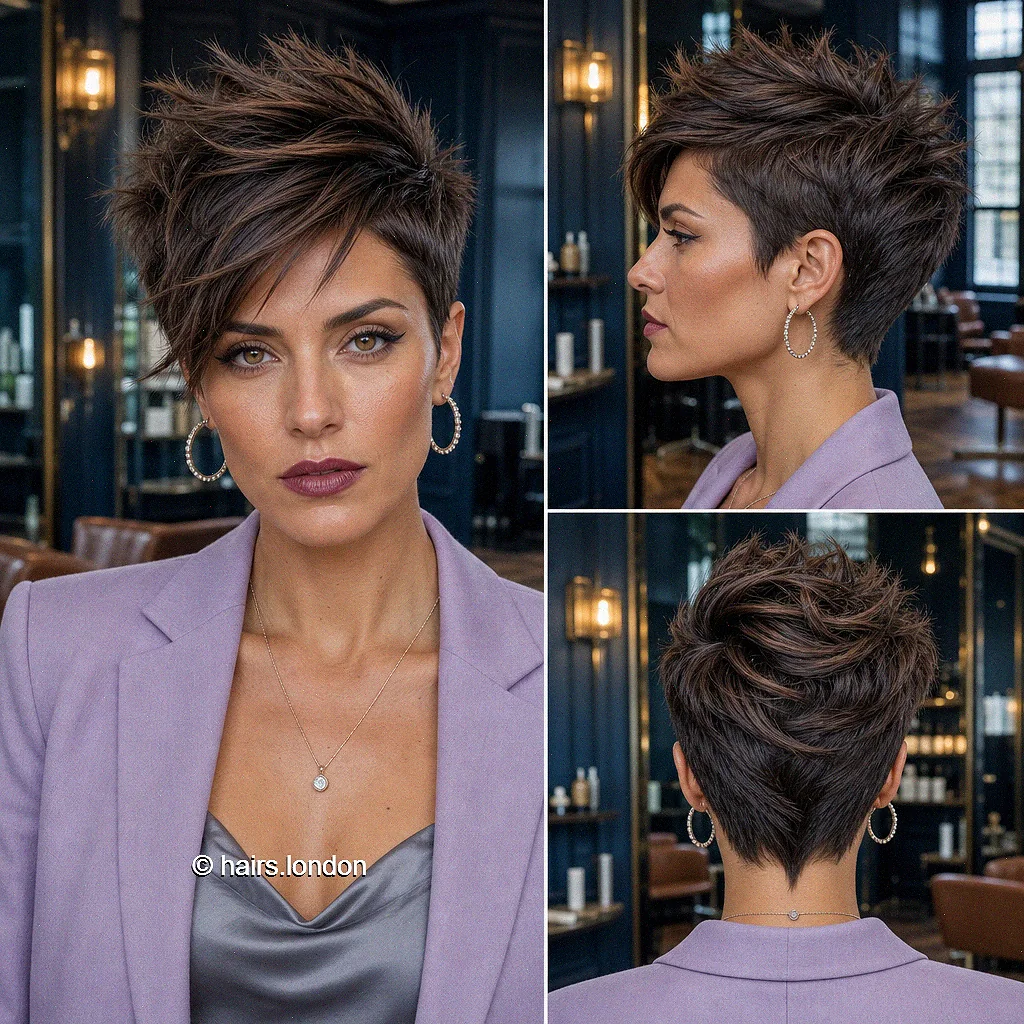 Espresso Textured Pixie