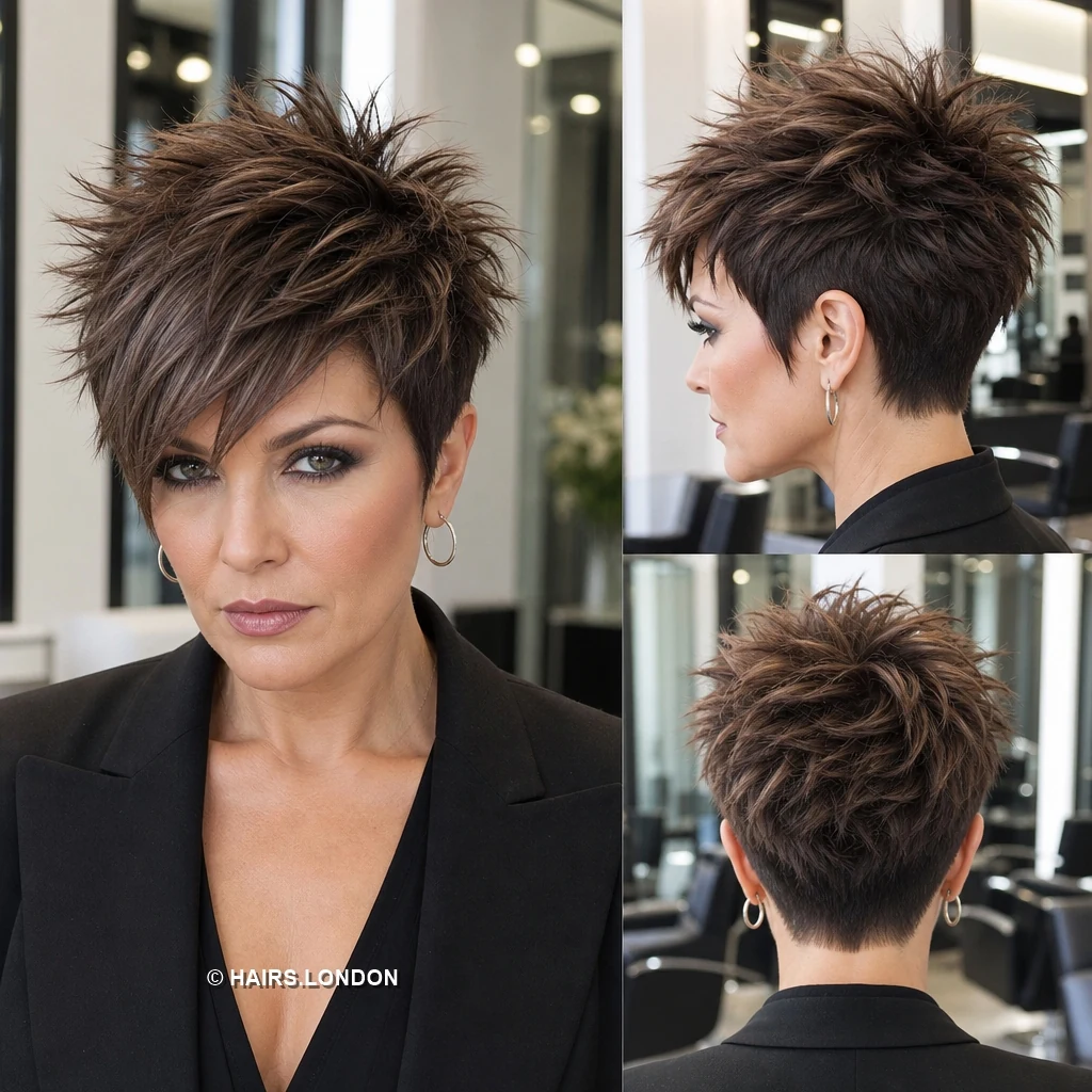 Espresso Tousled Pixie