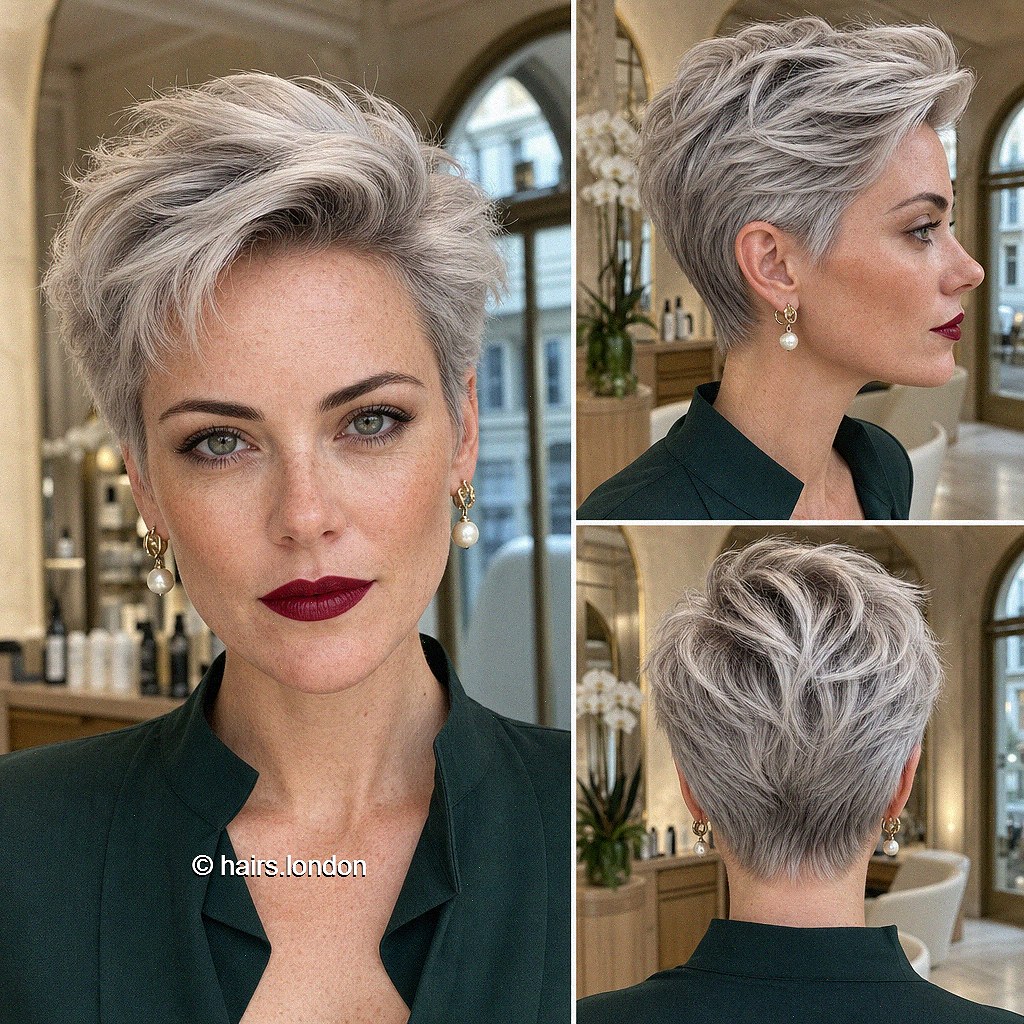 Frosted Swept Pixie