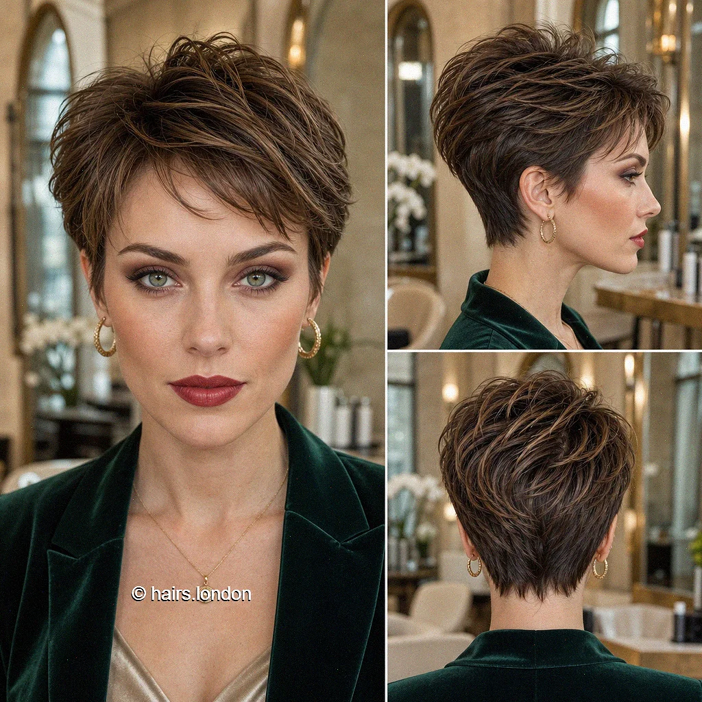 Hazelnut Layered Pixie