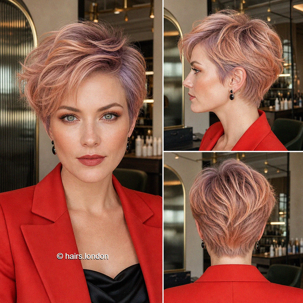 Lavender Rounded Pixie
