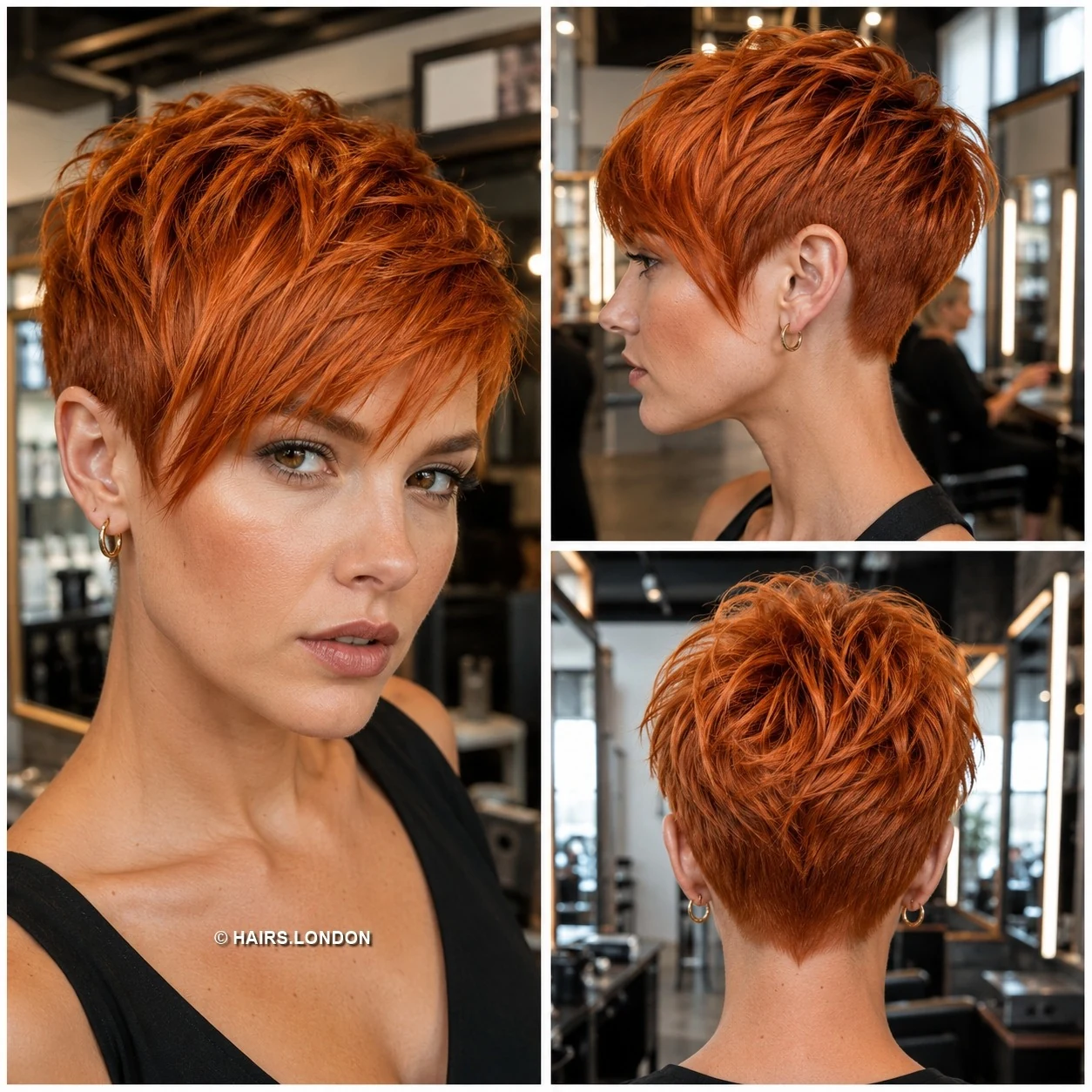 20 Textured Pixie Haircuts with Bold Color and Modern Shape Magenta Undercut Pixie
