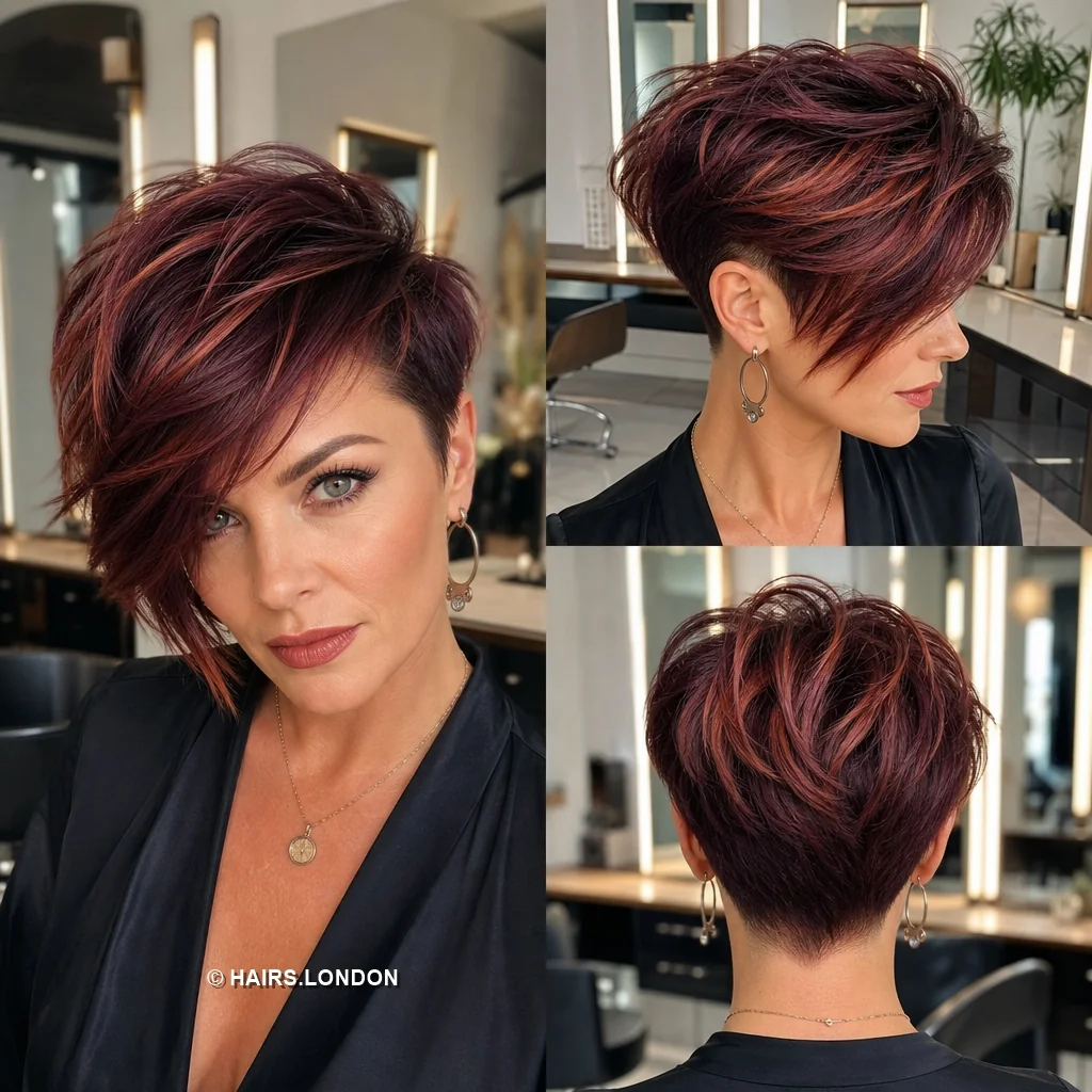 Mahogany Fringe Pixie