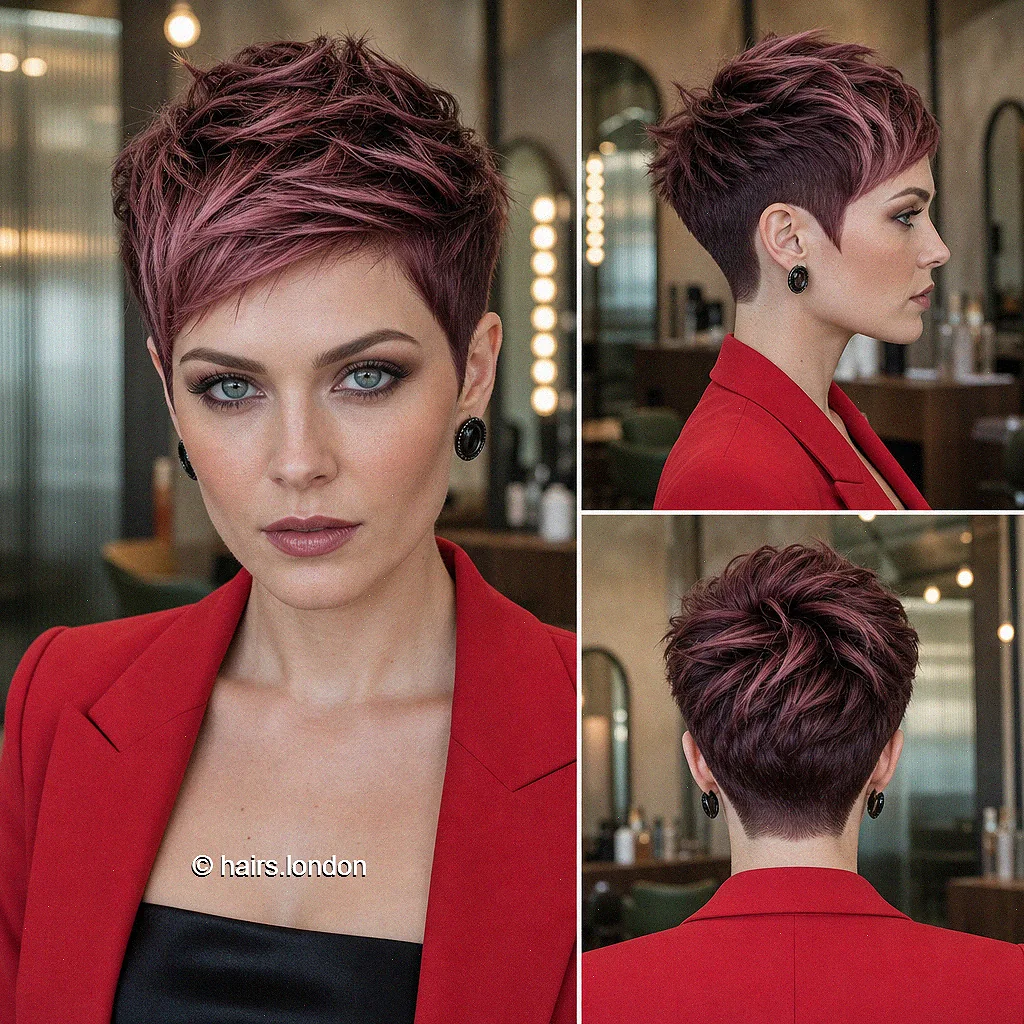 Merlot Sculpted Pixie