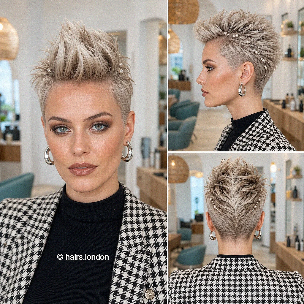 Platinum Quiff Pixie