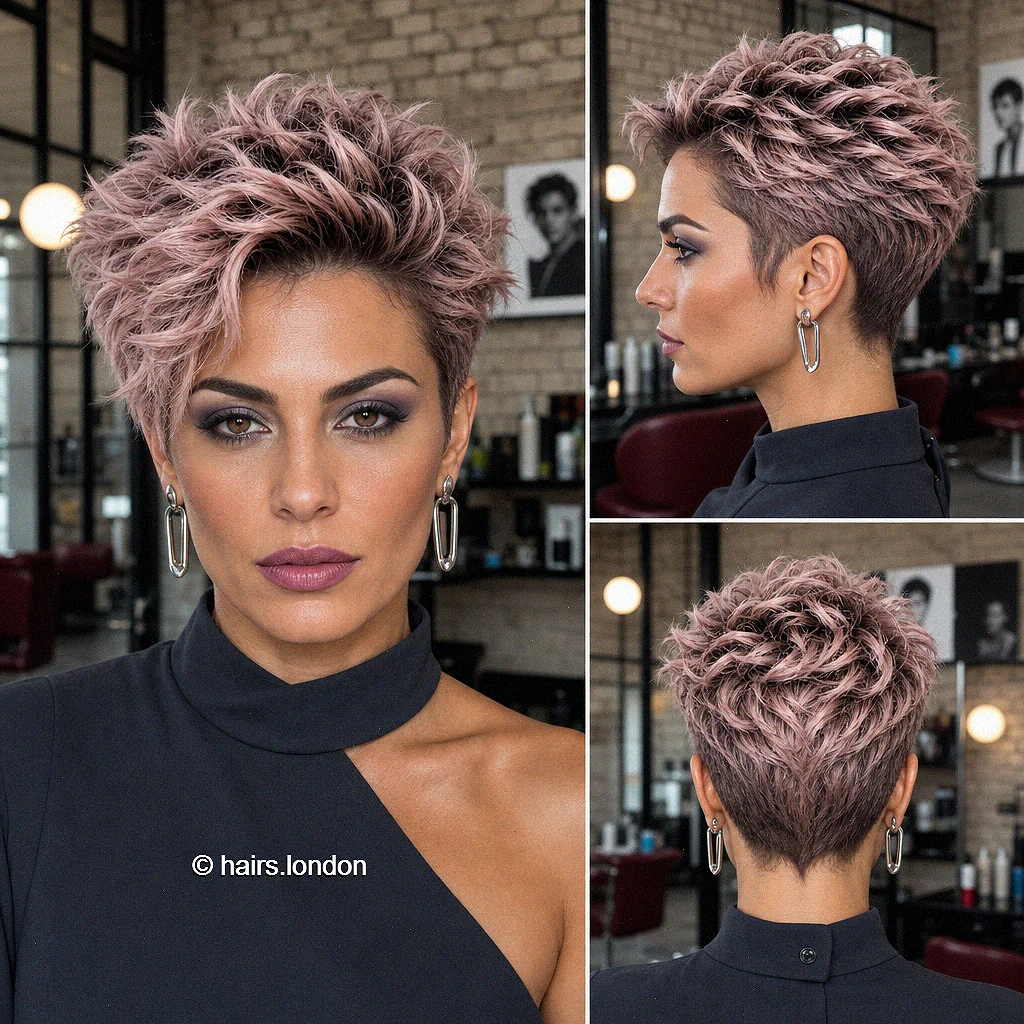 Rose Curly Pixie