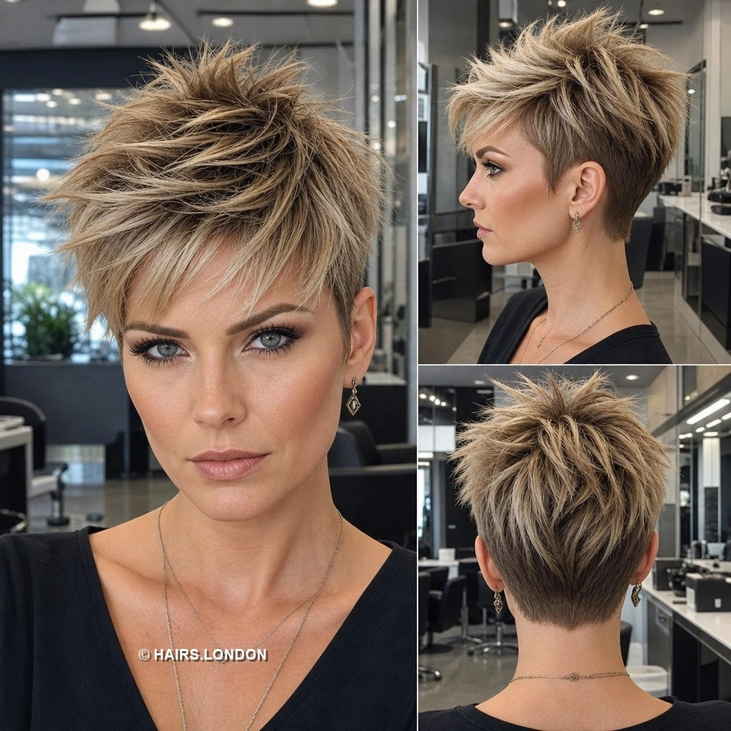 Sandy Spiky Pixie