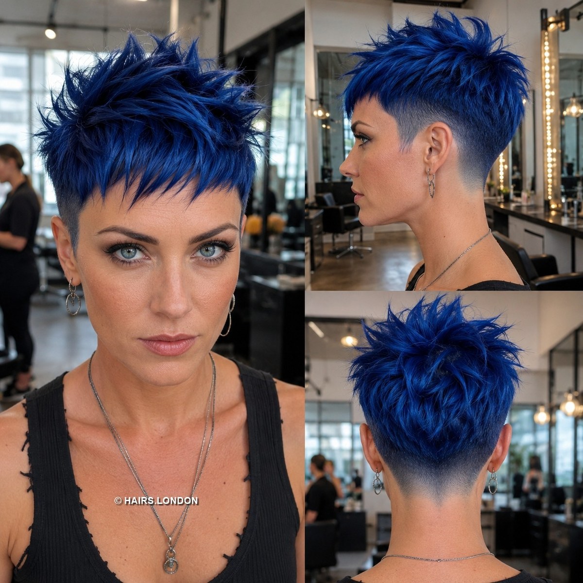 Sapphire Cropped Pixie