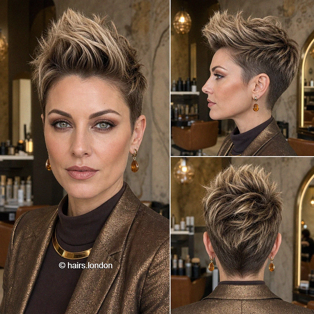Silver Blonde Pixie