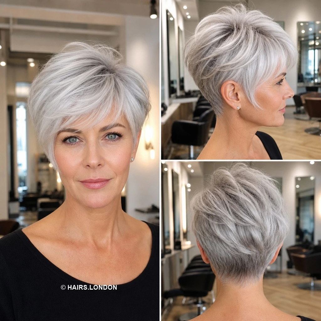 Silver Layered Pixie