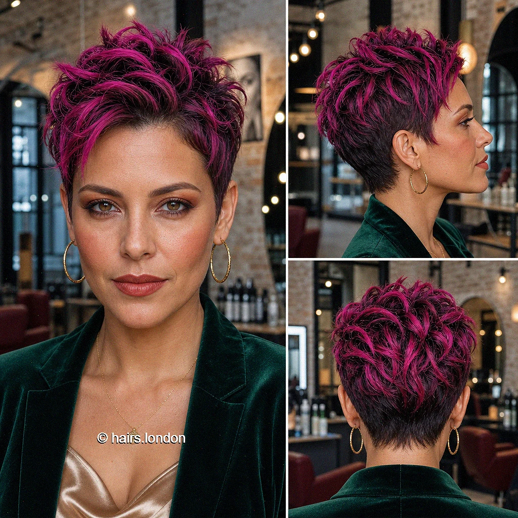 Smoky Blonde Pixie