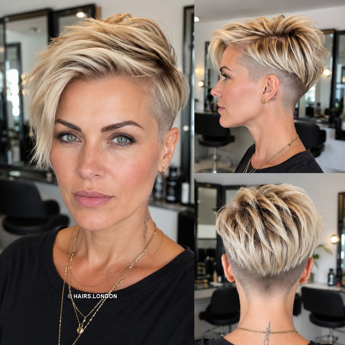 Vanilla Undercut Pixie