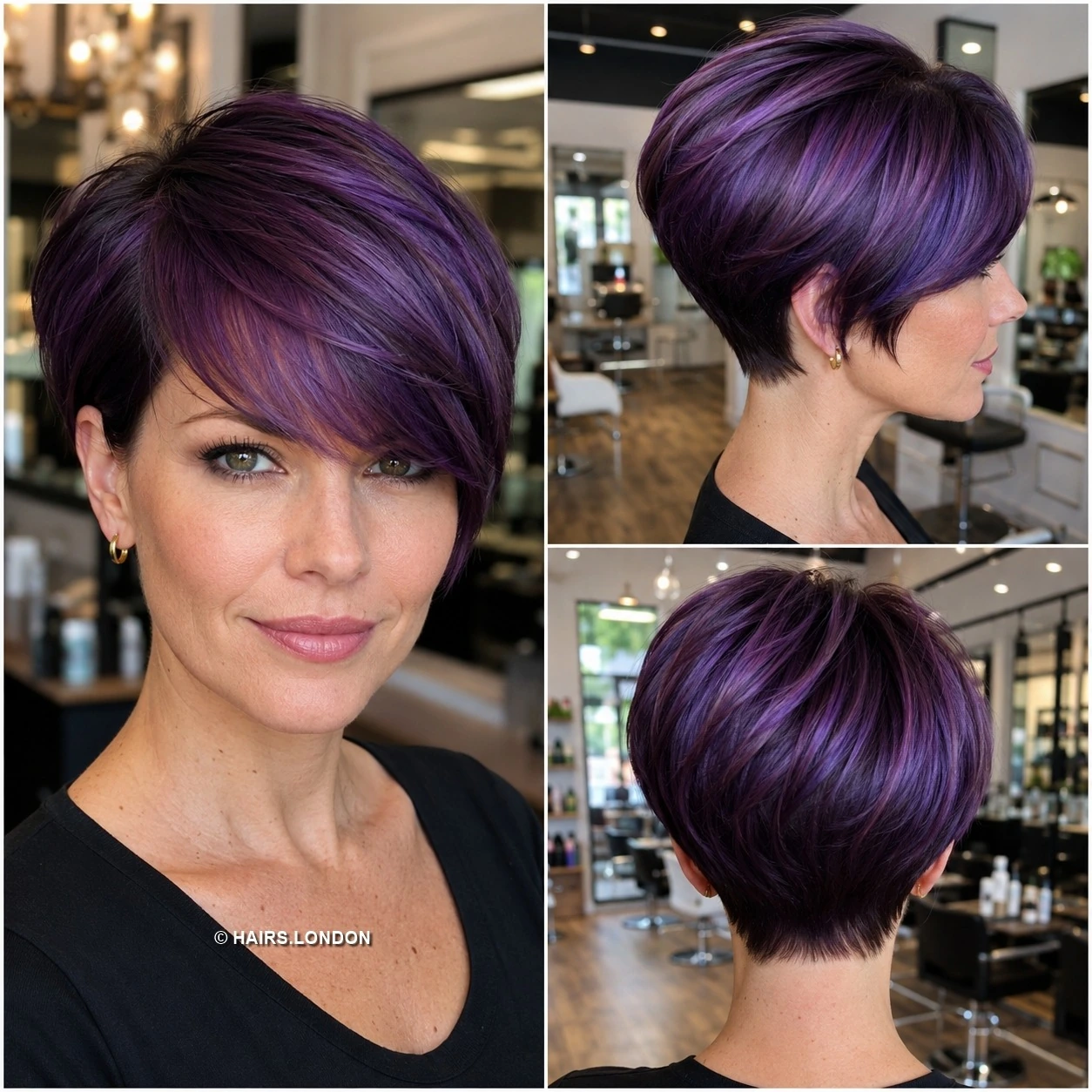 Violet Swept Pixie