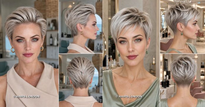 18 Chic Silver Pixie Haircuts with Modern Texture and Volume