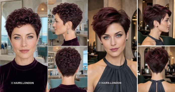 19 Burgundy Pixie Haircuts with Rich Color and Modern Texture