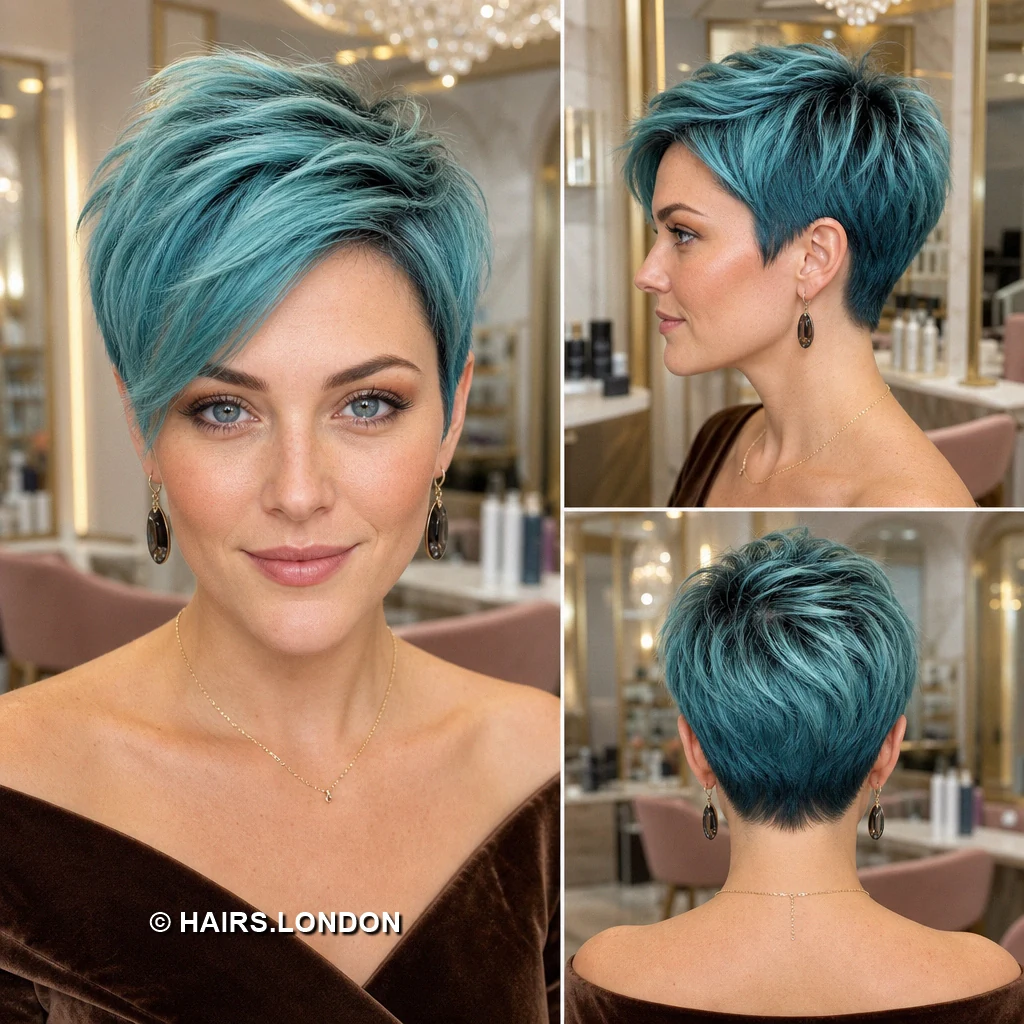 Aqua Featherfringe Pixie