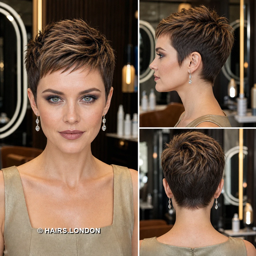 18 Textured Pixie Cuts with Swept Fringes, Lifted Crowns, and Tapered Napes Ash Airy Crop