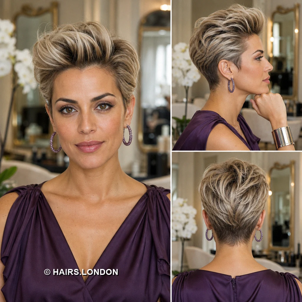20 Ash Blonde Pixie Cuts with Swept Fringes and Tapered Napes Ash Brushedover Pixie
