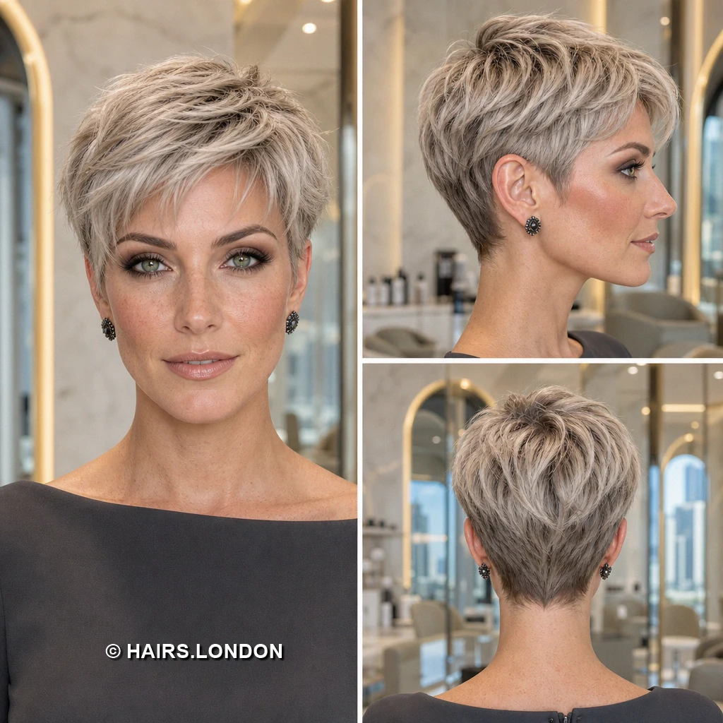 19 Ash Blonde Pixie Haircuts with Shape, Texture, and Lift Ash Draped Pixie