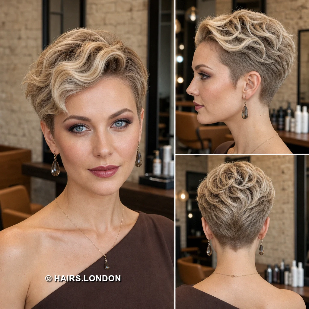 20 Ash Blonde Pixie Cuts with Swept Fringes and Tapered Napes Ash Flowing Pixie