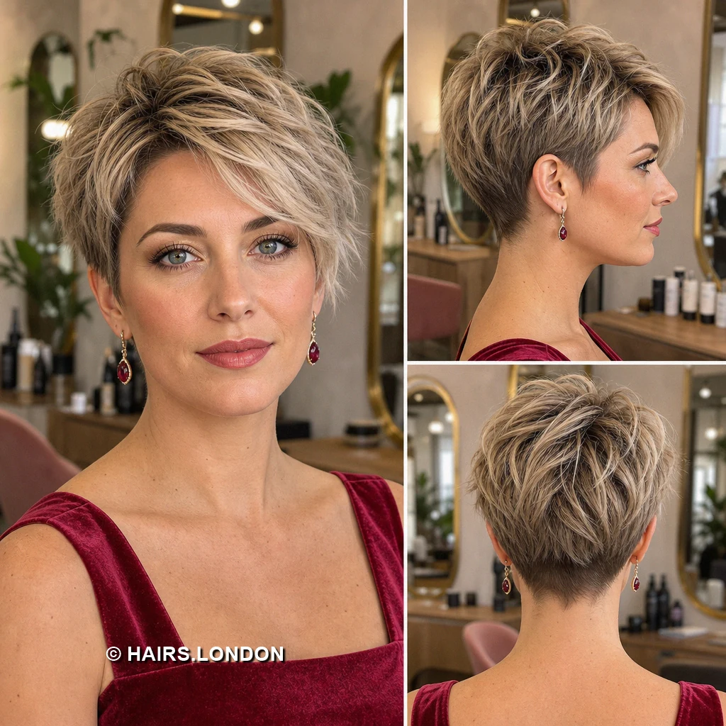20 Ash Blonde Pixie Cuts with Swept Fringes and Tapered Napes Ash Layered Pixie
