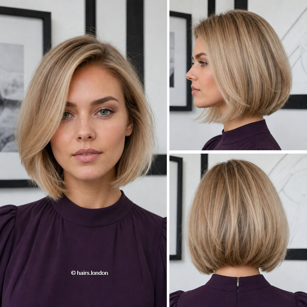 20 Bob Haircut Ideas: Rounded, Layered and Textured Shapes Ash Rounded Bob