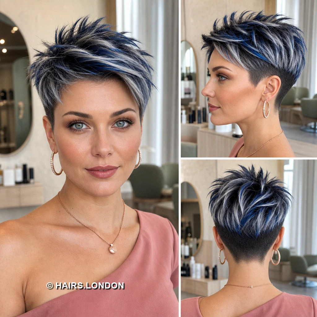 14 Silver Highlighted Pixie Cuts With Shape and Texture Ashblonde Extended Sweep