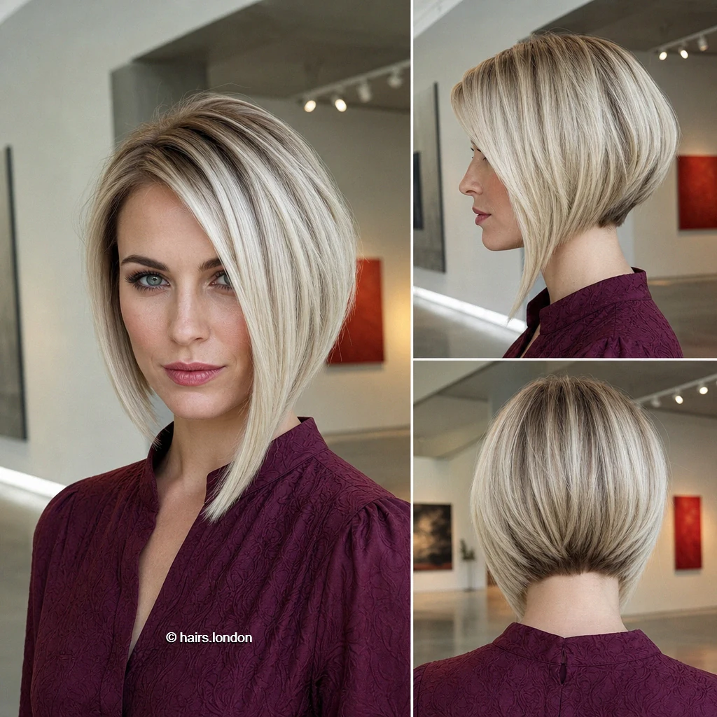 Ashblonde Graduated Bob