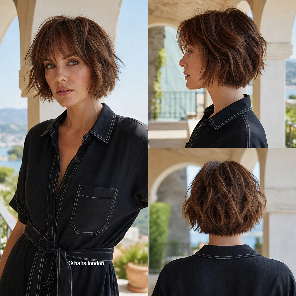 20 Bob Haircuts: Angled, Graduated and Textured Ideas Auburn Airy Bob