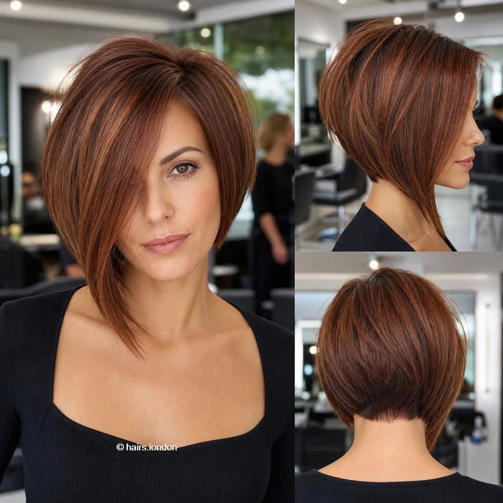 Auburn Angled Fringe