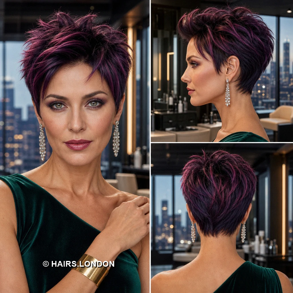 Auburn Angled Fringe
