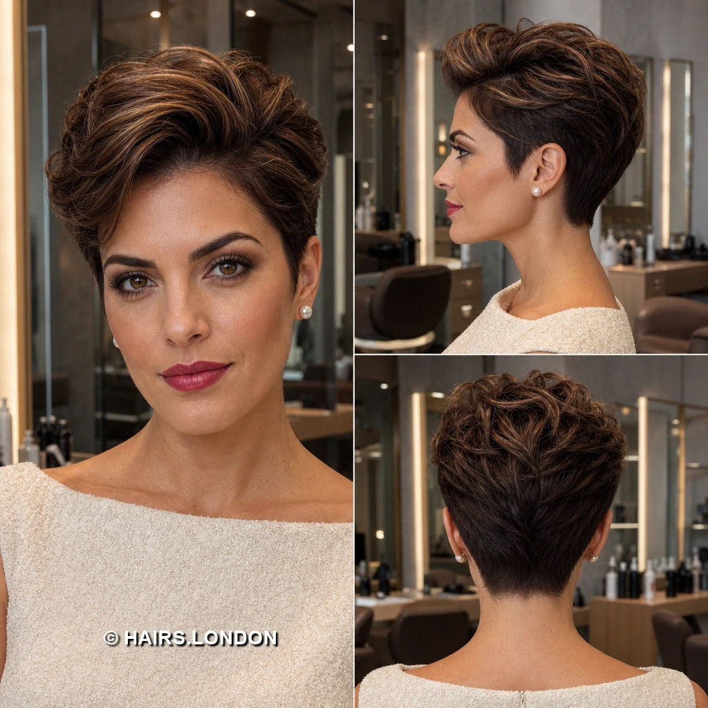 Auburn Brushed Quiff