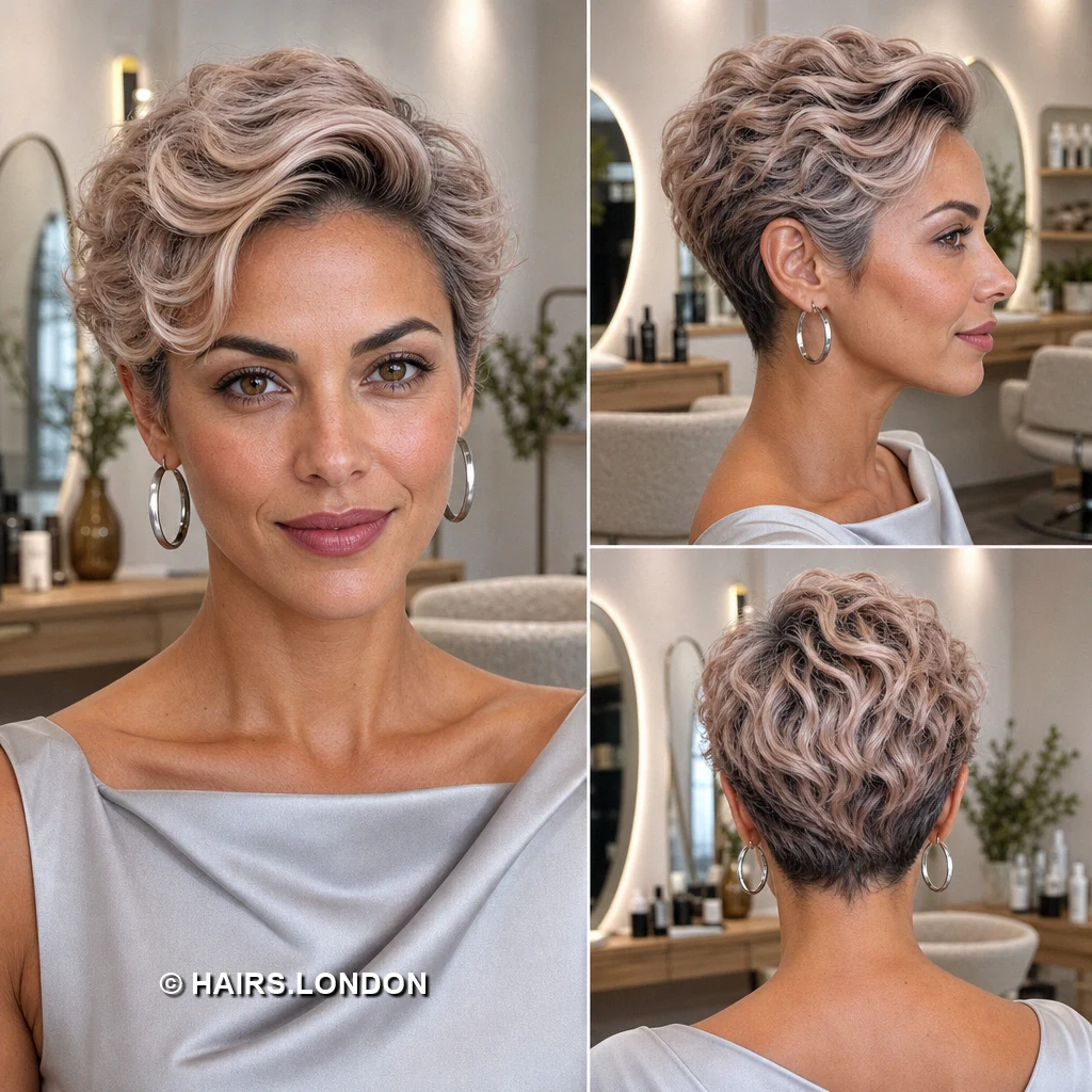 20 Curly Pixie Haircuts with Color and Shape to Inspire Your Next Cut Auburn Compact Curls
