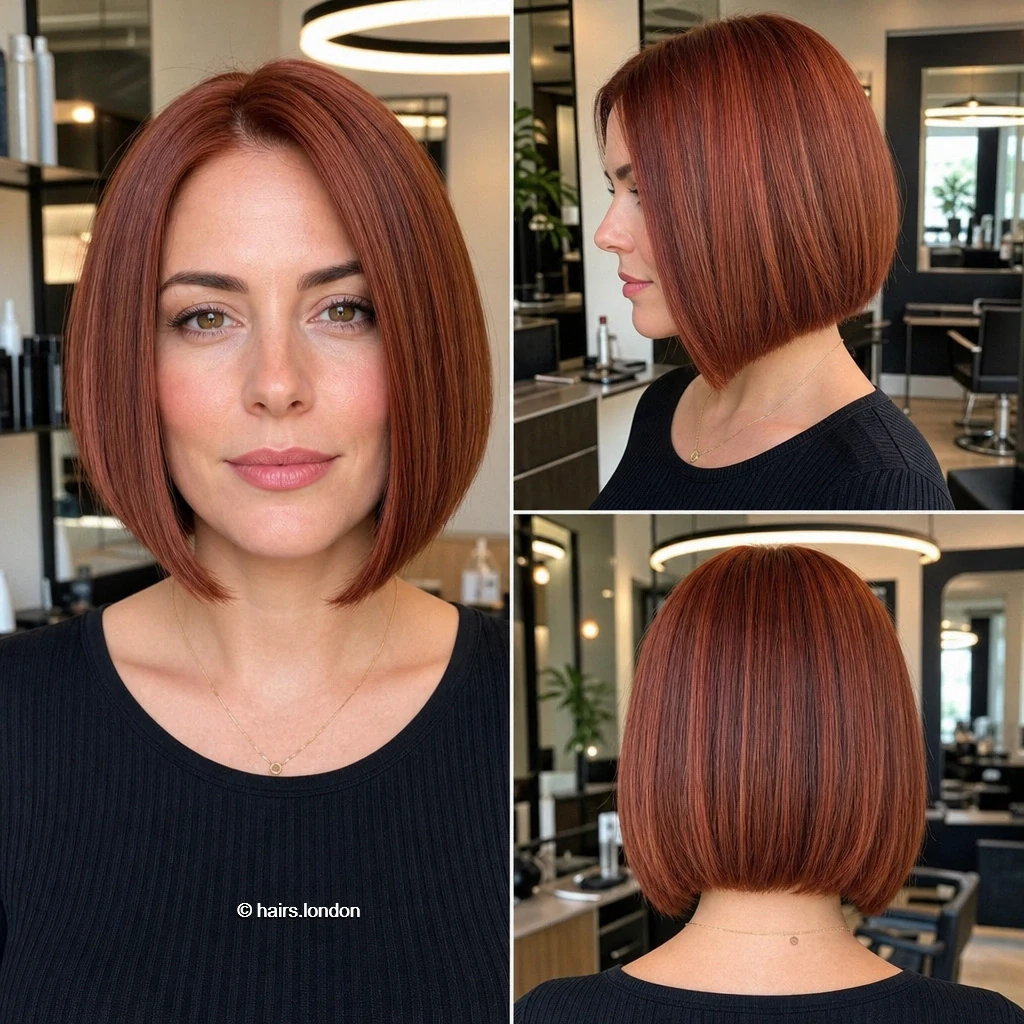 Auburn Curved Bob