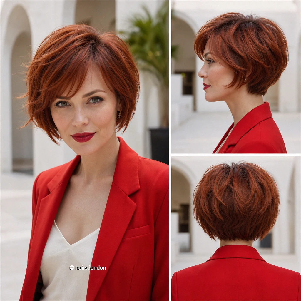 Auburn Textured Bob
