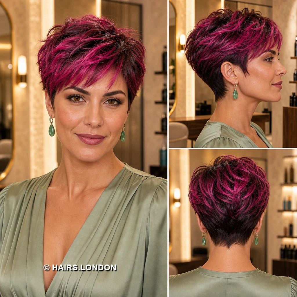 Auburn Wispy Pixie