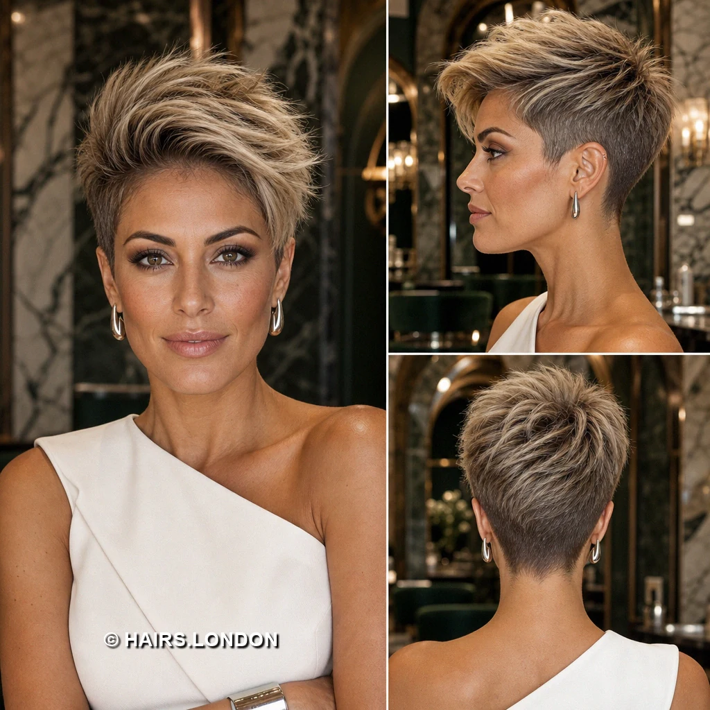 Beige Brushed Pompadour