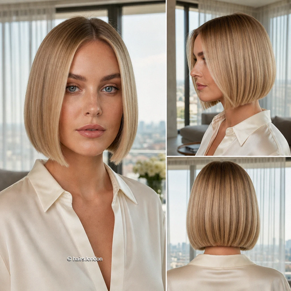 Beige Cleanline Bob