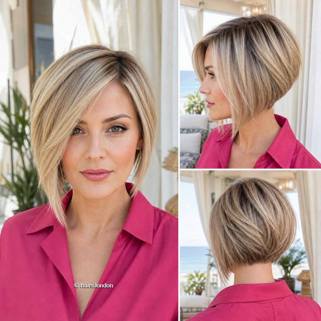 Beige Contoured Bob