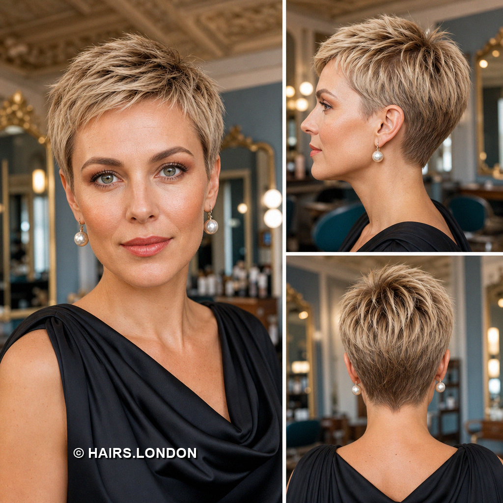 19 Blonde Pixie Haircuts with Honey Highlights and Soft Texture Beige Cropped Pixie