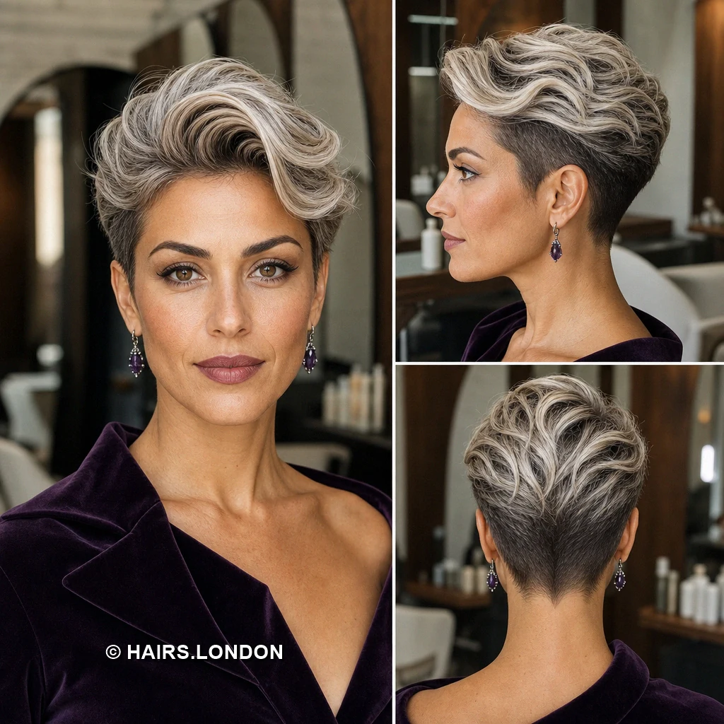 19 Ash Blonde Pixie Haircuts with Shape, Texture, and Lift Beige Curved Pixie